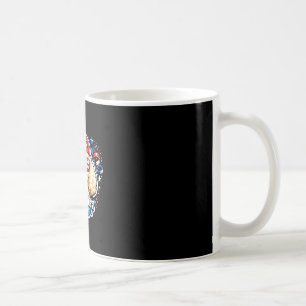 Caneca De Café Cachorro poodle engraçado vermelho branco e woof p