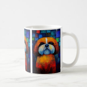 Caneca De Café Cachorro Portraje Café Mug
