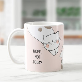 Caneca De Café Cachorro Preguiçoso Cachorro Cor-de-Rosa Cachorro-