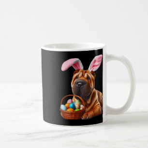 Caneca De Café Cachorro-preto-e-bico-preto chinês Cachorro-peludo