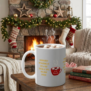 Caneca De Café Cachorro-Quente de Chocolate Quente & Alegria de F
