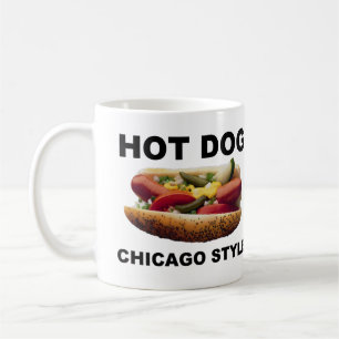 Caneca De Café Cachorro quente do estilo de Chicago
