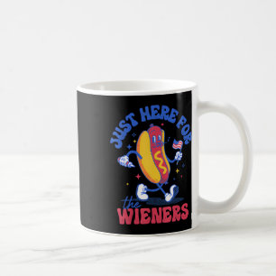 Caneca De Café Cachorro-Quente Estou Aqui Apenas Para Os Cachorro