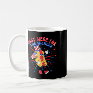 Caneca De Café Cachorro-Quente Estou Aqui Apenas Para Os Wieners