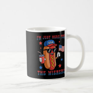 Caneca De Café Cachorro-quente Estou Aqui Apenas Para Salsichas 4