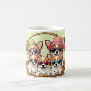 Caneca De Café Cachorro-quente filhotes engraçados