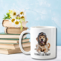 Cachorro Retriever Dourado Pet Aviador engraçado p
