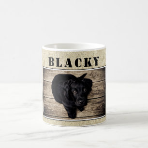 Caneca De Café Cachorro Russo Cachorro Cachorro Foto e Nome do Cã