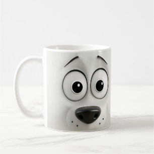 Caneca De Café Cachorro Sarcasiano Face 3D