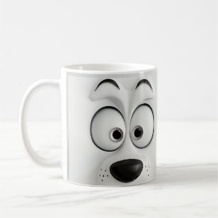 Caneca De Café Cachorro Sarcasiano Face 3D