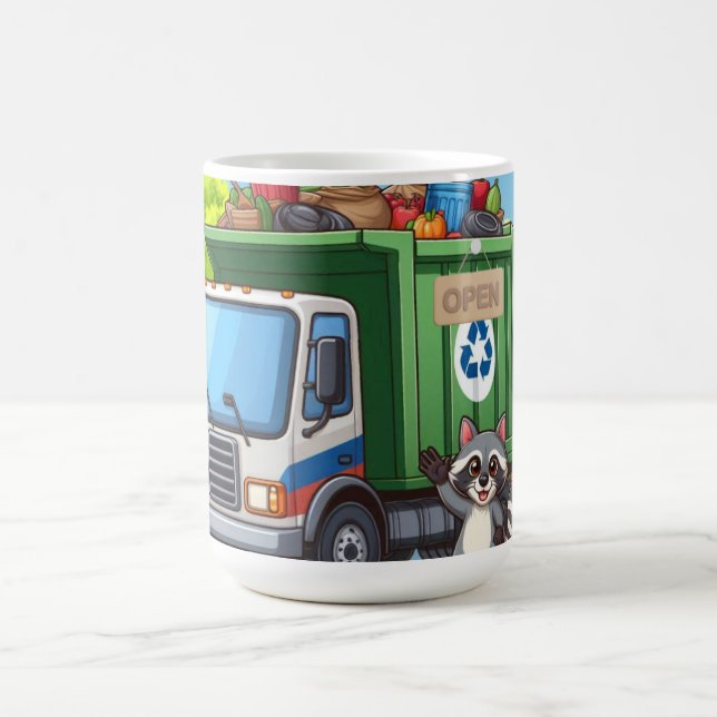 Caneca De Café Cachorro simpático e caminhão de "comida" (Centro)