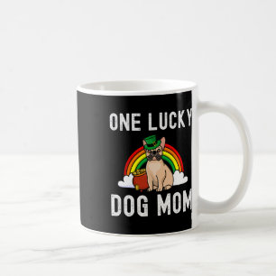 Caneca De Café Cachorro Sortudo Mãe Chuva de Dia de São Patrício 