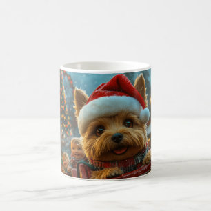 Caneca De Café Cachorro Terrier Australiano Montanha-Russa Natal