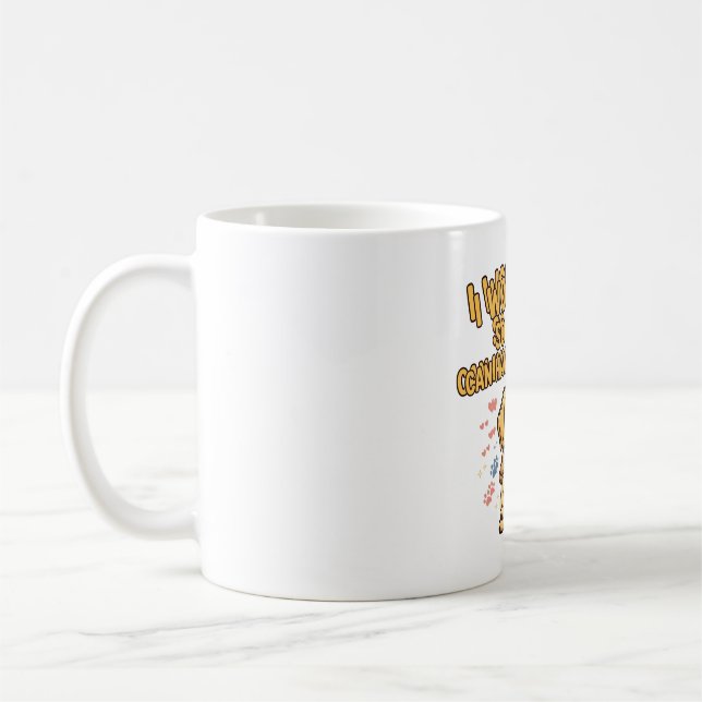 Caneca de Café Cachorro Trabalhador (Esquerda)
