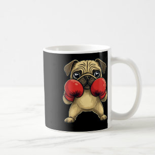Caneca De Café Cachorro Vestido Como Um Boxer Engraçado