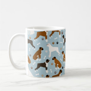 Caneca De Café Cachorros-boxis e patas