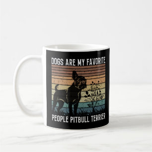 Caneca De Café cachorros são meus favoritos pessoas pitbull terri