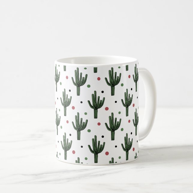 Caneca De Café Cactus (Frente Esquerda)