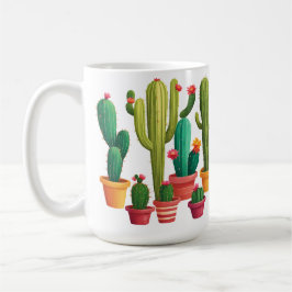 Caneca De Café Cactus Cute