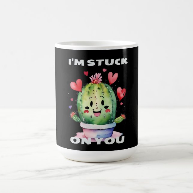 Caneca De Café Cactus, estou preso em você (Centro)