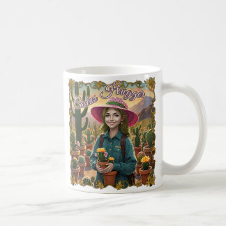 Caneca De Café Cactus Hugger Coffee Mug - Whimsert Garden