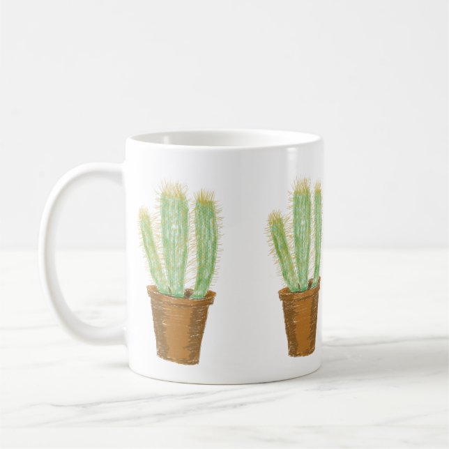 Caneca De Café Cactus Mug (Esquerda)