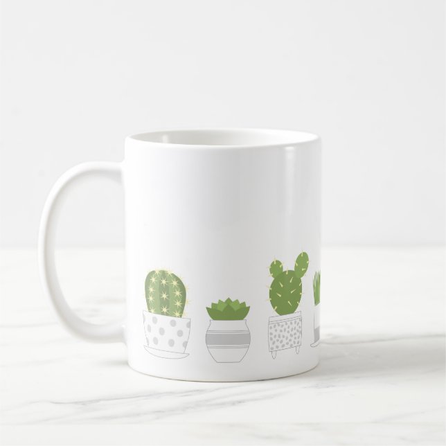 Caneca De Café Cactus Mugs (Esquerda)