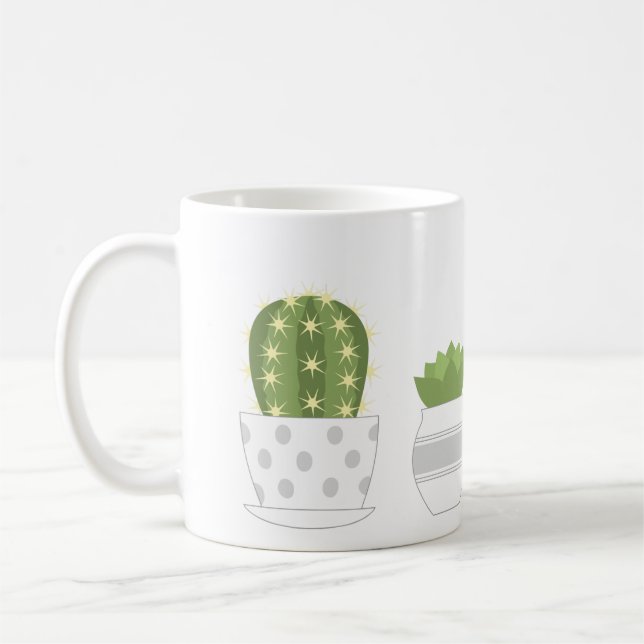 Caneca De Café Cactus Mugs (Esquerda)