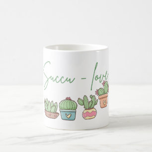 Caneca De Café Cactus Succulent Plant
