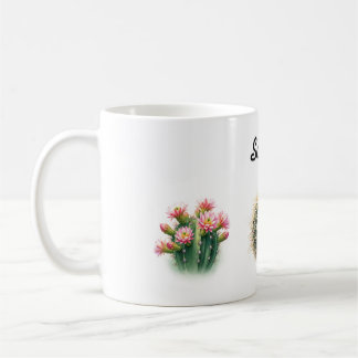 Caneca De Café Cactus watercolor mug