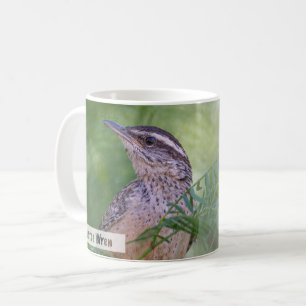 Caneca De Café Cactus Wren Matthew 6:25 KJV