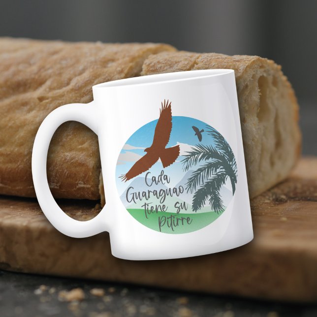 Caneca De Café Cada Guaraguao tiene su Pitirre (Criador carregado)
