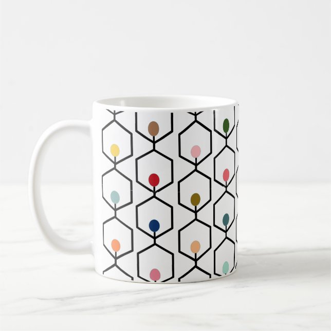 Caneca De Café Cadeias de hexágono (Esquerda)