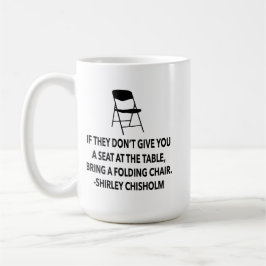 Caneca De Café cadeira à mesa cadeira IGUALDADE AGORA