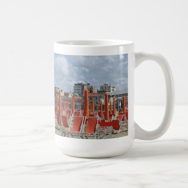 Caneca De Café Cadeiras de Praia (Direita)