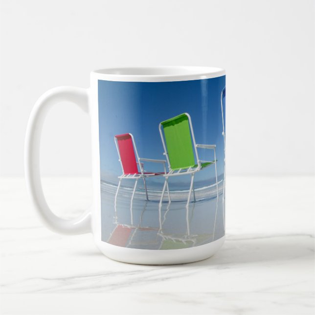 Caneca De Café Cadeiras de praia em Austrália (Esquerda)