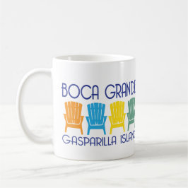 Caneca De Café Cadeiras de praia grandiosos de Florida da ilha de