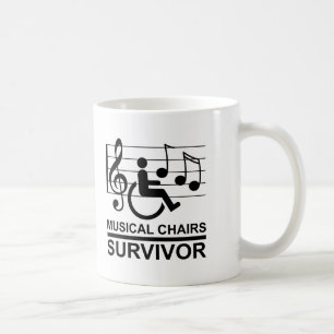 CANECA DE CAFÉ CADEIRAS MUSICAIS - SOBREVIVENTE