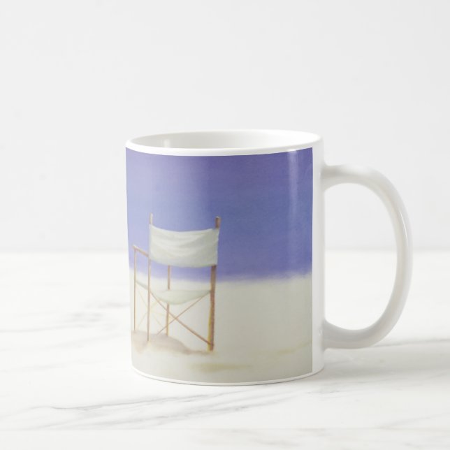 Caneca De Café Cadeiras na praia 1995 (Direita)