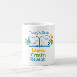Caneca De Café Caderno Adorável de Volta às Aulas