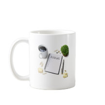 Caderno de Lista de Tarefas Café Organizador de Me