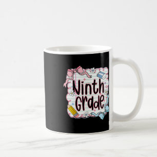 Caneca De Café Caderno Rosa para Meninas Voltando à Escola na Non