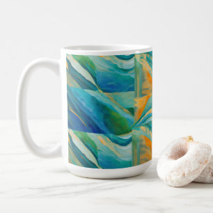 Caneca De Café "Cádis" Um Efeito Colorido