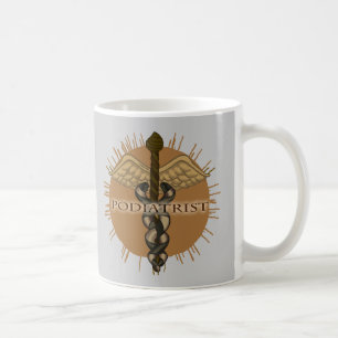 Caneca De Café Caduceu Podiatra