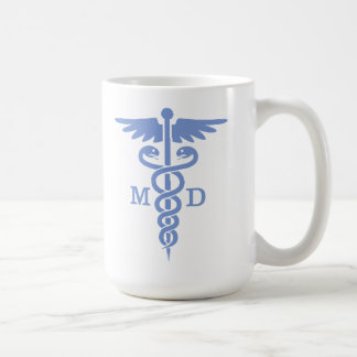 Caneca De Café Caduceus MD (azul)