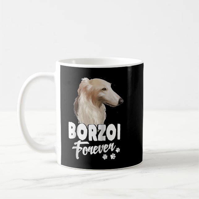 Caneca De Café Cães 365 Cães 365 Borzoi Para Cachorro Cute Lover  (Esquerda)