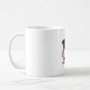 Caneca De Café Cães Boxer Feliz Dia dos Namorados Vintage
