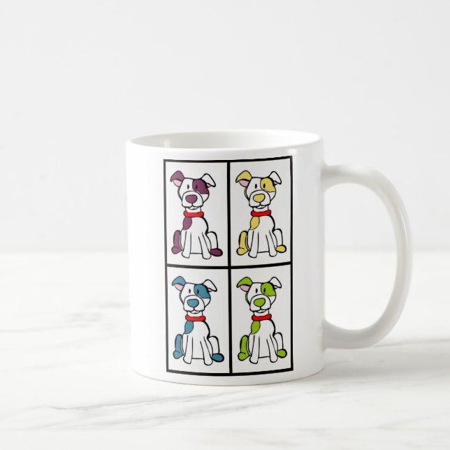 Caneca De Café Cães Café Mug - Raça de Bully (Direita)