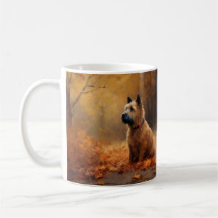 Caneca De Café Cães de caça de Chesapeake Bay na Folha de Outono