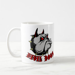 Caneca De Café Cães de diabo do buldogue